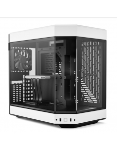 Case per PC da gioco Y60 bianco, ATX, vetro panoramico, 3 pezzi, 3 ventole  incluse, bianco