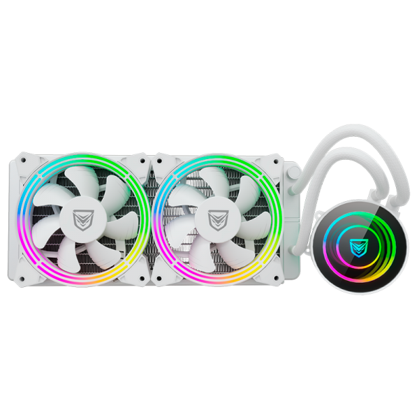 Nfortec Atria RGB 240 White Liquid...