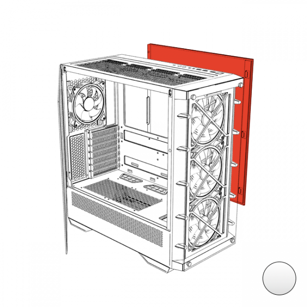 Repuesto - Panel lateral DRACO X White