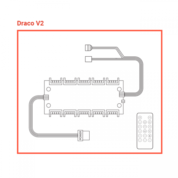 Spare part - Draco V2 6 pin controller