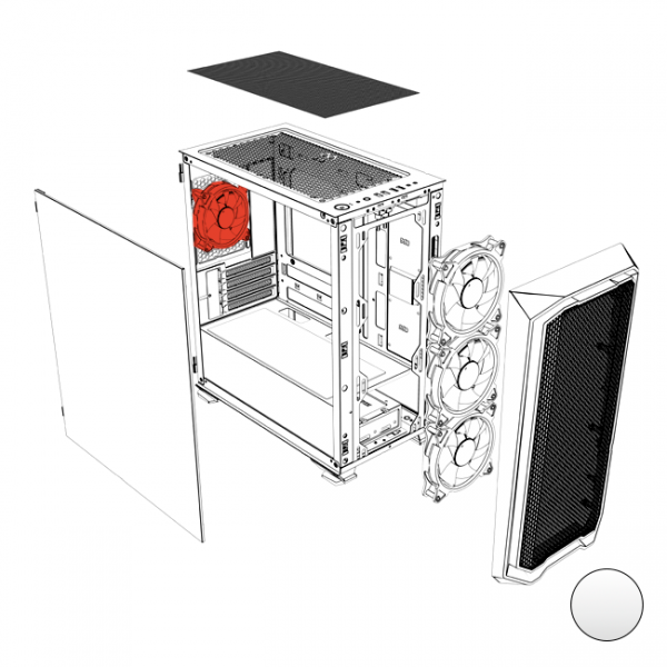 Repuesto - Krater mini Fan trasero...