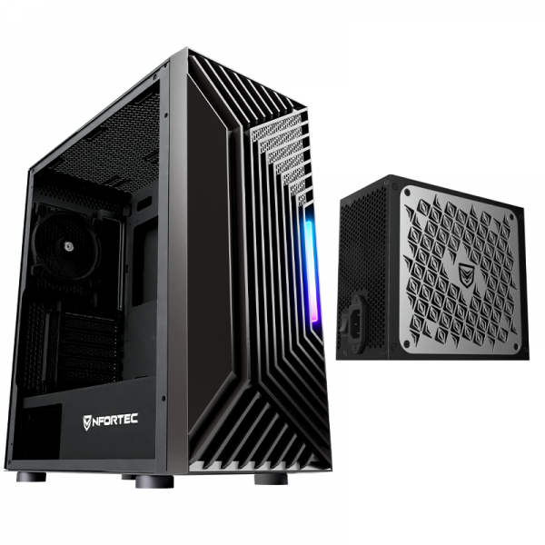 Pack Torre PC Gaming Nervia Black y...