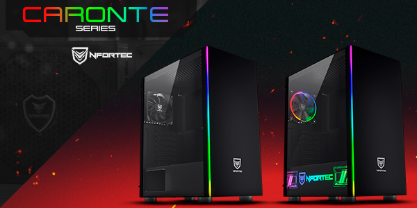 Discover our new RGB gaming towers: Caronte and Caronte PRO