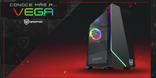 Caja de PC Gamer Nfortec Vega: ilumina tu ordenador