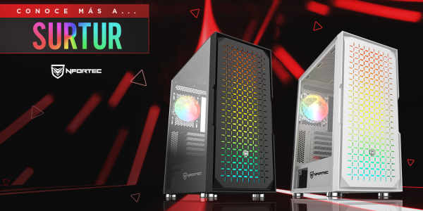Get to know Surtur in depth: ATX gaming case with meshed front panel