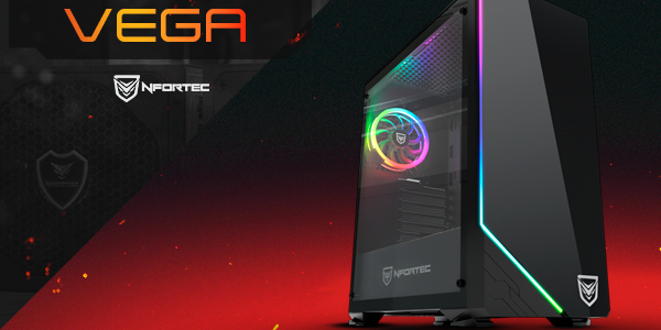 Give versatility and illumination to your equipment with the gaming tower Vega