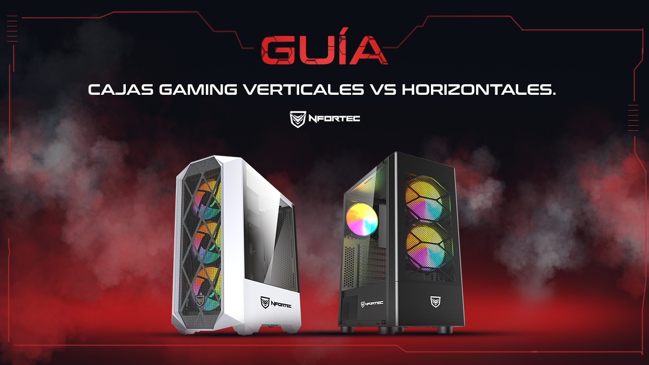 Cajas gaming verticales vs horizontales